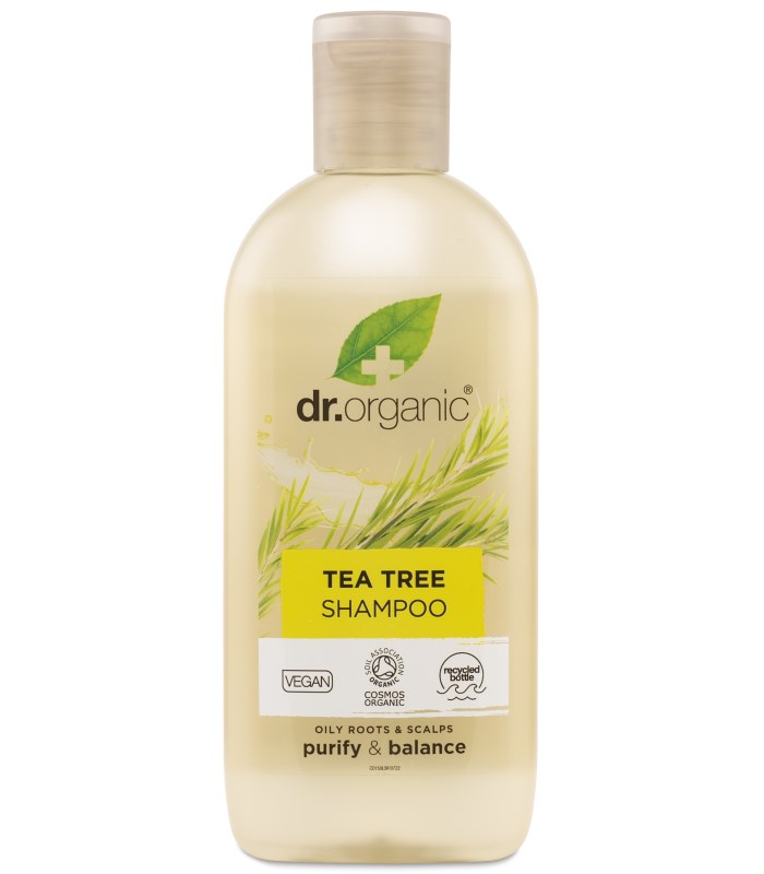 Dr Organic Tea Tree Shampoo Svensk H Lsokost