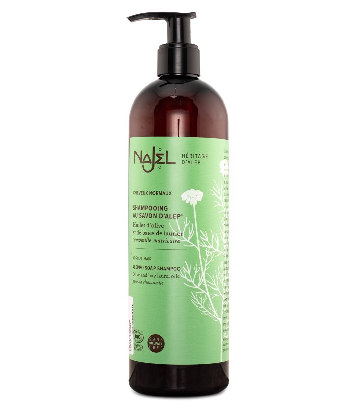 Najel Aleppo Soap Shampoo 2 in 1 Normal Hair Svensk Hälsokost