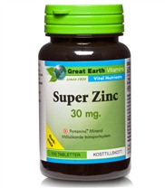 Super Zink 30 mg 100 tabletter