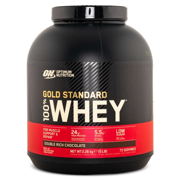 100% Whey Gold Standard, Choklad, 2273 g