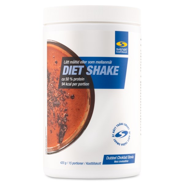 Diet Shake, Dubbel Choklad Stevia, 420 g