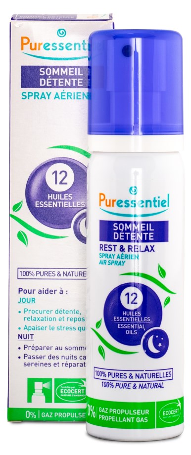 Puressentiel Rest & Relax Air Spray with 12 Essential Oils