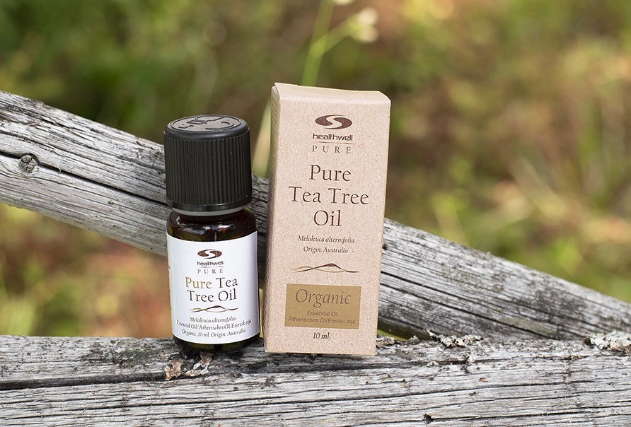 Pure Tea Tree olja str p gammalt trd.